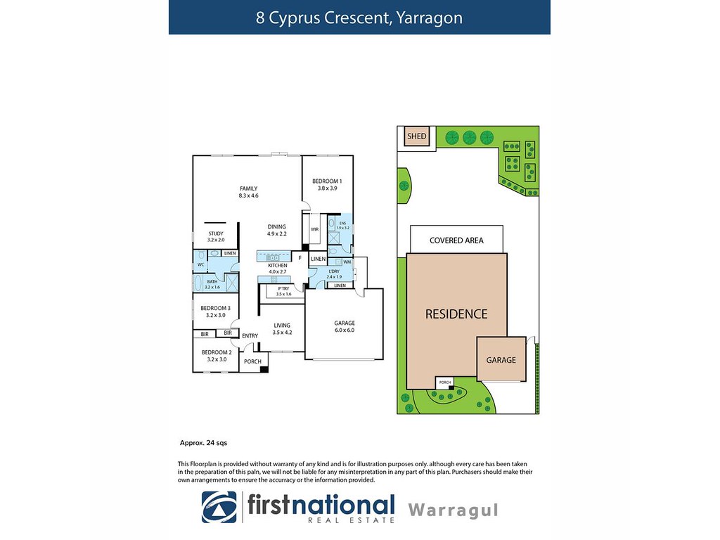 8 Cyprus Crescent, Yarragon VIC 3823 floorplan