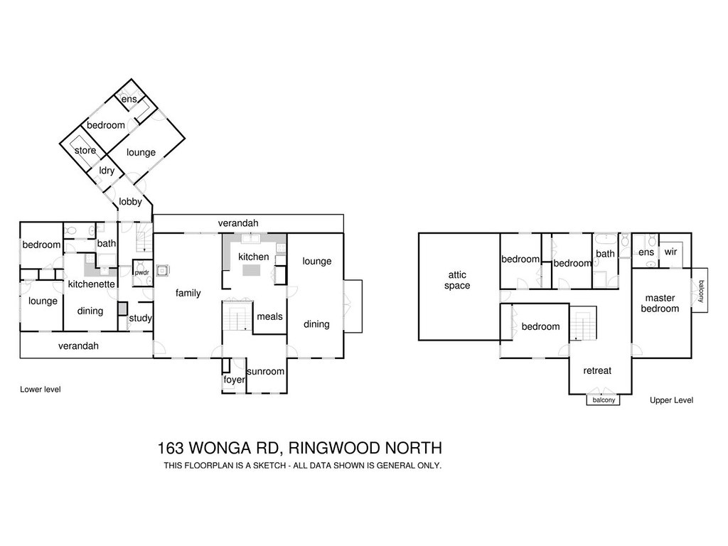 163 Wonga Road, Ringwood North VIC 3134 floorplan