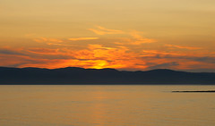 Sunset over Kintyre Scotland