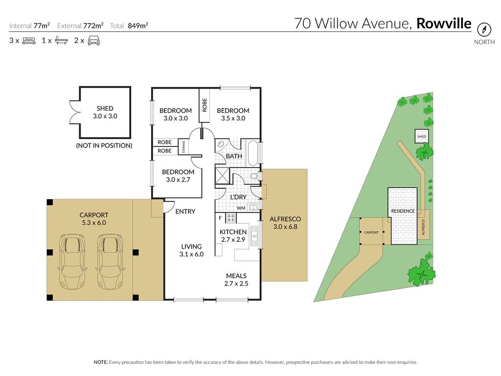 70 Willow Avenue, Rowville VIC 3178 floorplan
