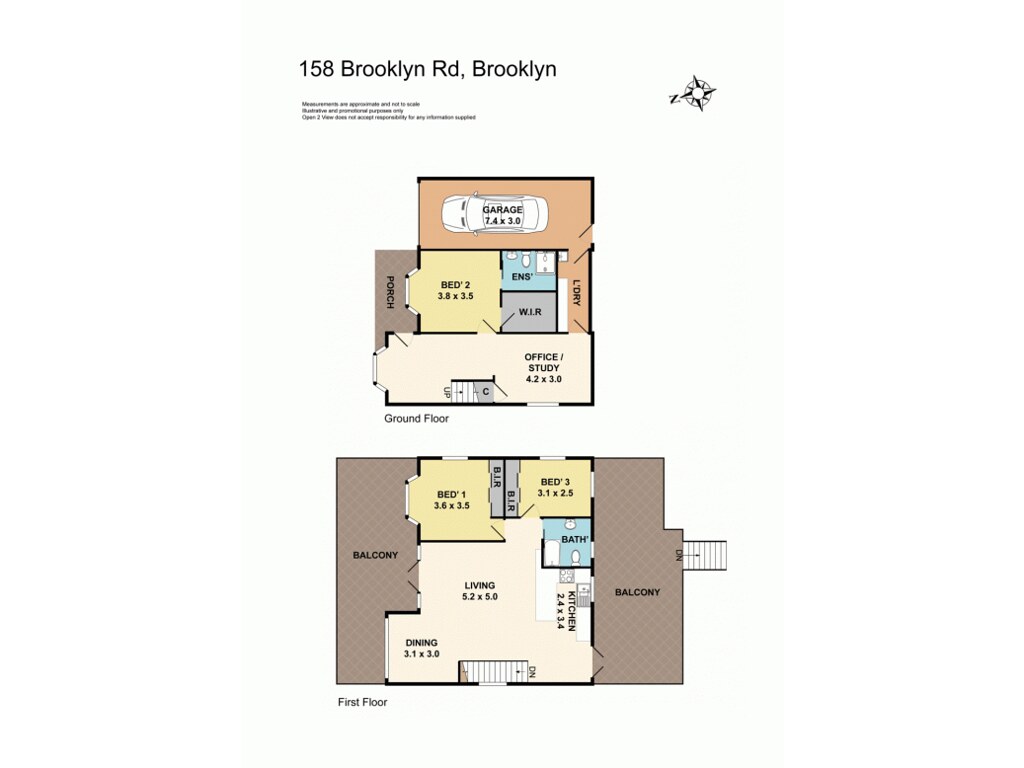 158 Brooklyn Rd, Brooklyn NSW 2083 floorplan
