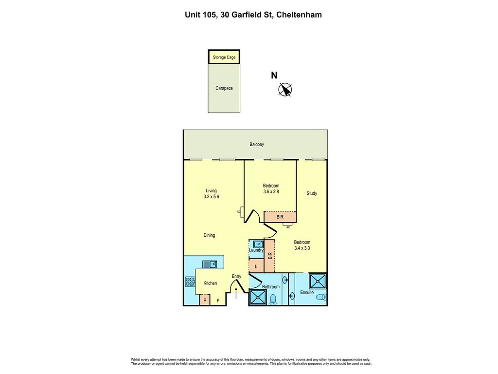 105/30 Garfield Street, Cheltenham VIC 3192 floorplan