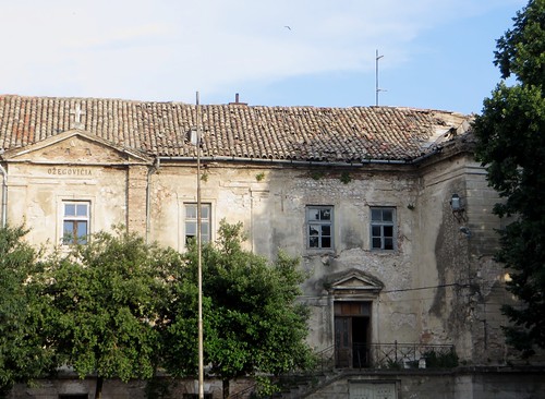 Façade de l'ancien château des Frankopan, Senj, comté de Lika-Senj, Croatie, Europe.