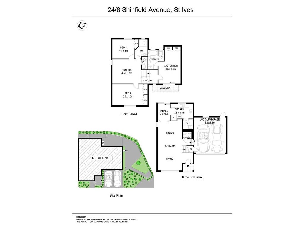 24/8 Shinfield Avenue, St Ives NSW 2075 floorplan