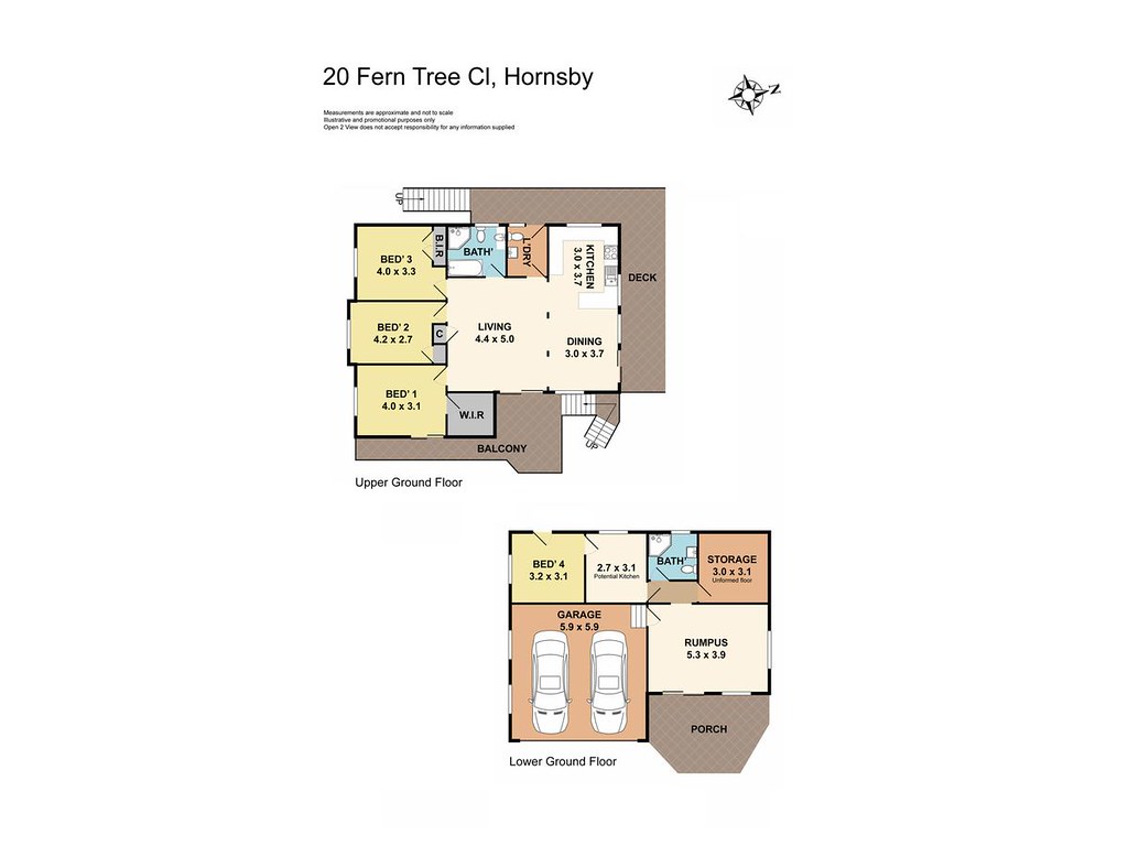 20 Fern Tree Close, Hornsby NSW 2077 floorplan