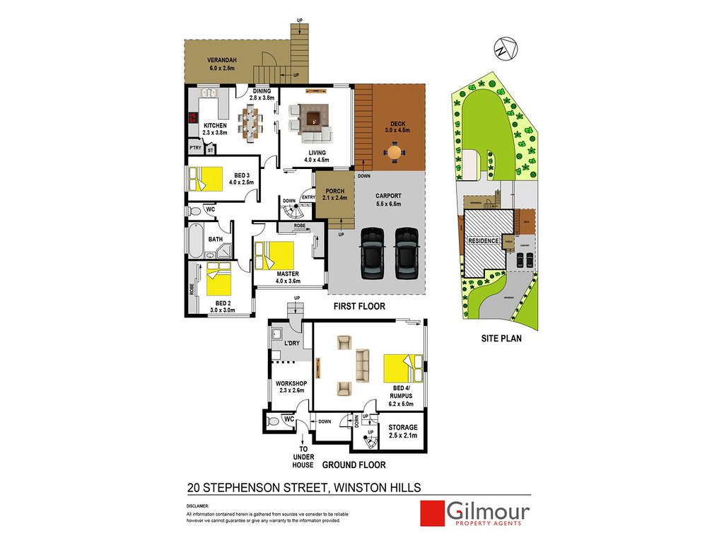 20 Stephenson Street, Winston Hills NSW 2153 floorplan