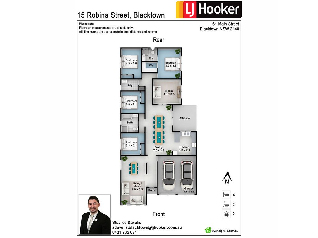 15 Robina Street, Blacktown NSW 2148 floorplan