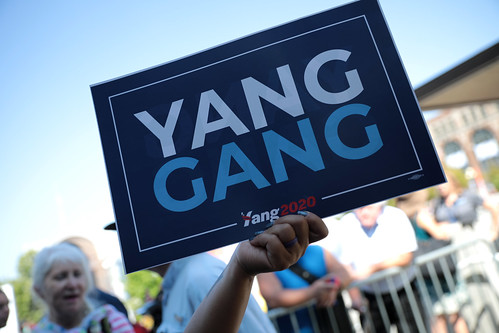 Yang Gang sign by Gage Skidmore, on Flickr