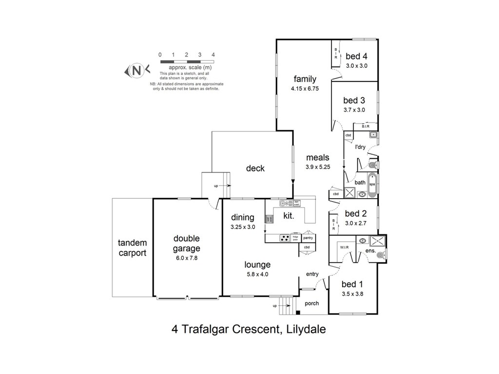 4 Trafalgar Crescent, Lilydale VIC 3140 floorplan