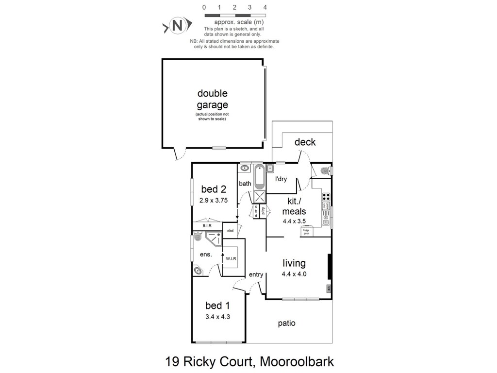 19 Ricky Court, Mooroolbark VIC 3138 floorplan