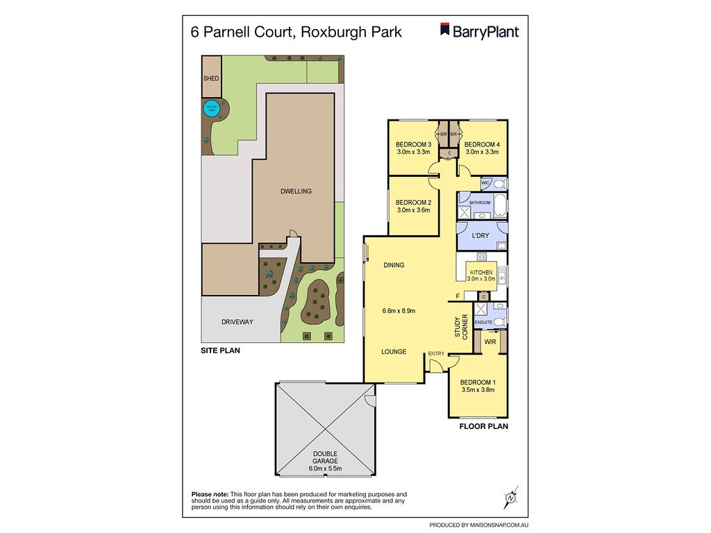 6 Parnell Court, Roxburgh Park VIC 3064 floorplan