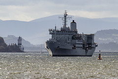 RFA Fort Rosalie, A385, IMO 7341283; Firth of Clyde, Scotland