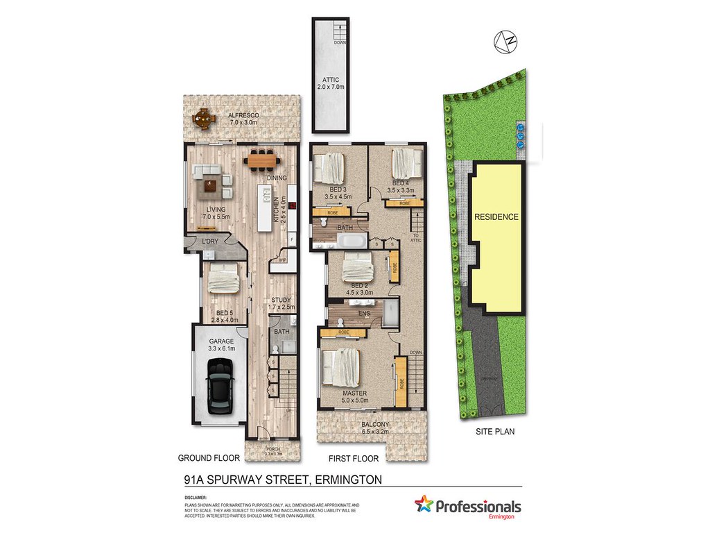 91A Spurway Street, Ermington NSW 2115 floorplan