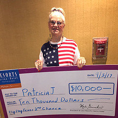 Patricia J – September 2017 $50,000 Second Chance Drawing Winner