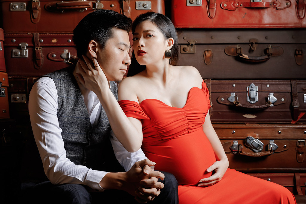 台南孕婦寫真｜擁有空氣清新感的孕媽咪，讓你的孕婦寫真變得更輕盈｜愛情街角