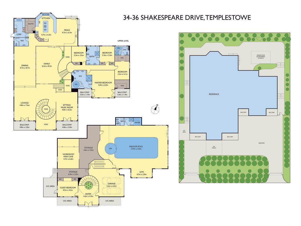 34-36 Shakespeare Drive, Templestowe VIC 3106 floorplan