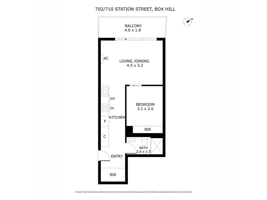 702/710 Station Street, Box Hill VIC 3128 floorplan