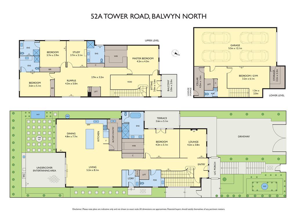 52A Tower Road, Balwyn North VIC 3104 floorplan