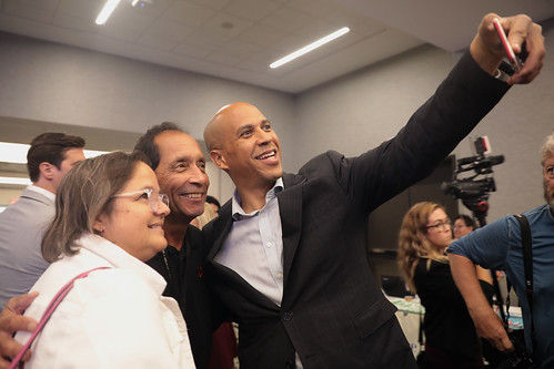 Cory Booker with attendees by Gage Skidmore, on Flickr
