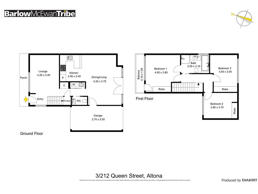3/212 Queen Street, Altona VIC 3018 floorplan