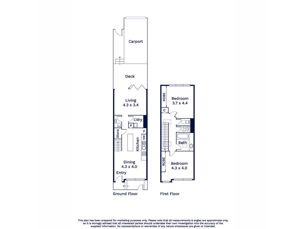 97 Stockmans Way, Kensington VIC 3031 floorplan