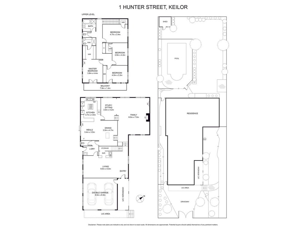 1 Hunter Street, Keilor VIC 3036 floorplan