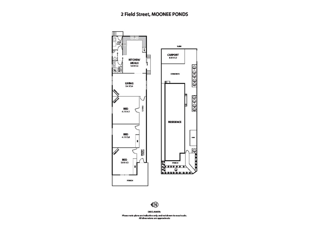 2 Field Street, Moonee Ponds VIC 3039 floorplan