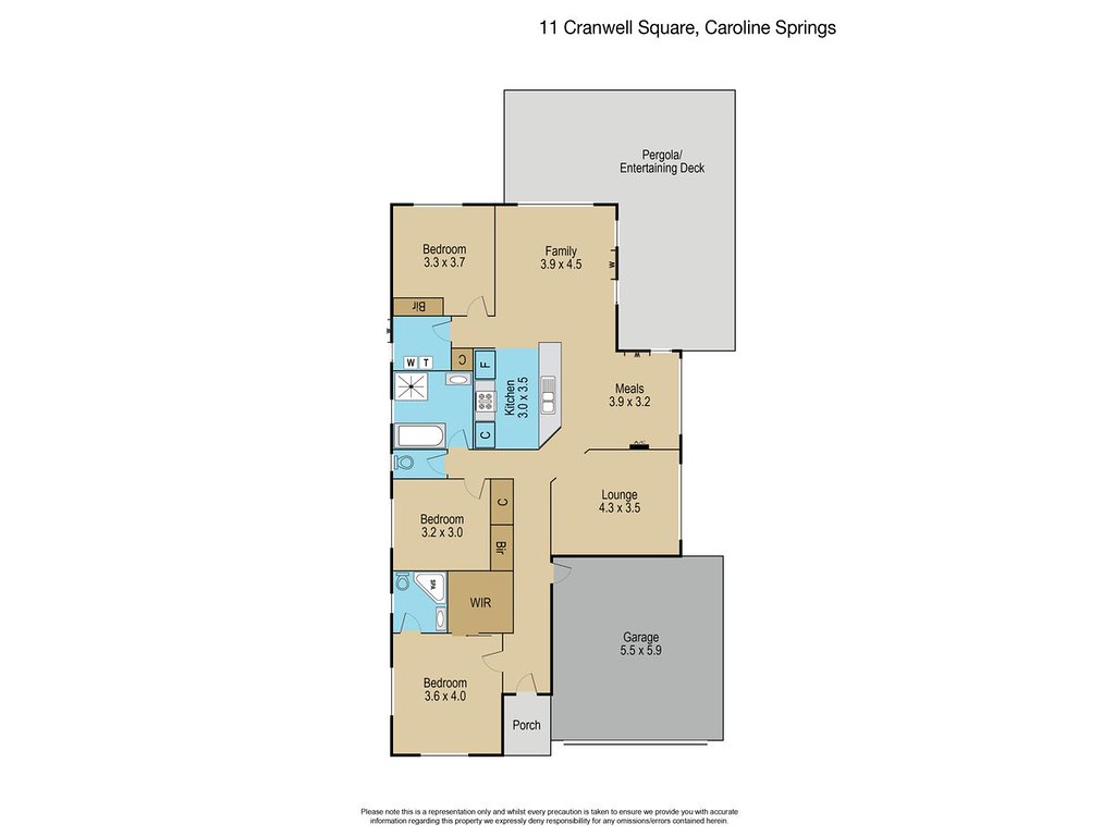 11 Cranwell Square, Caroline Springs VIC 3023 floorplan