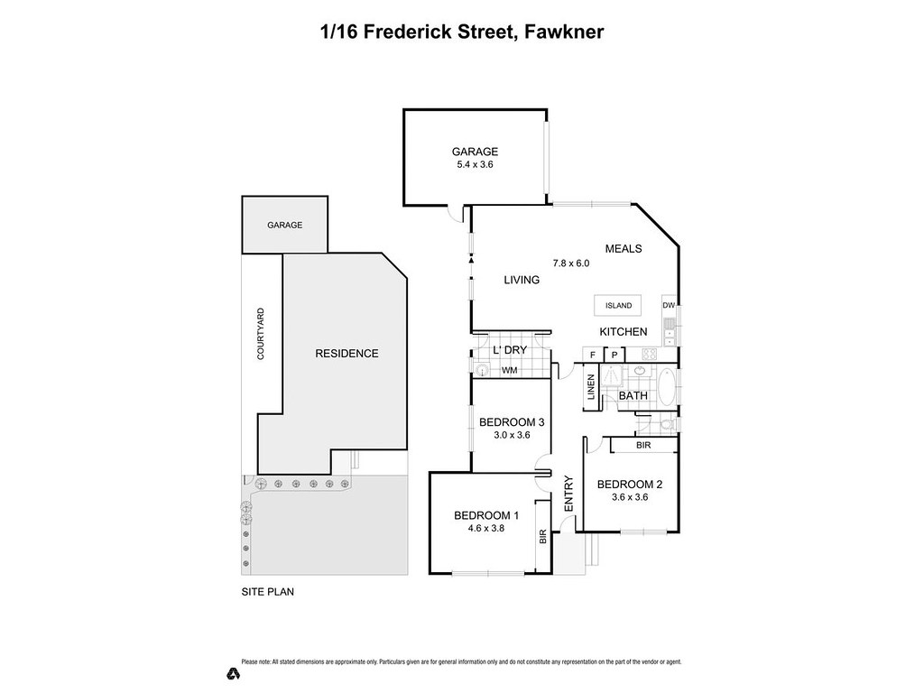 1/16 Frederick Street, Fawkner VIC 3060 floorplan