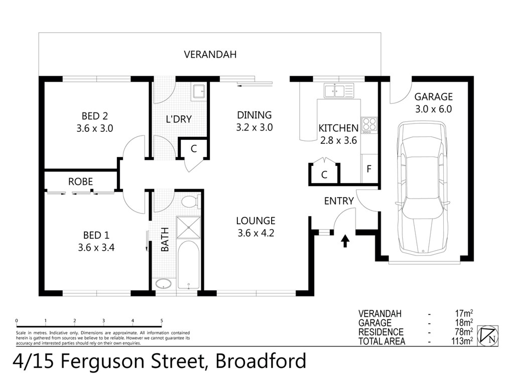 4/15 Ferguson Street, Flowerdale VIC 3658 floorplan