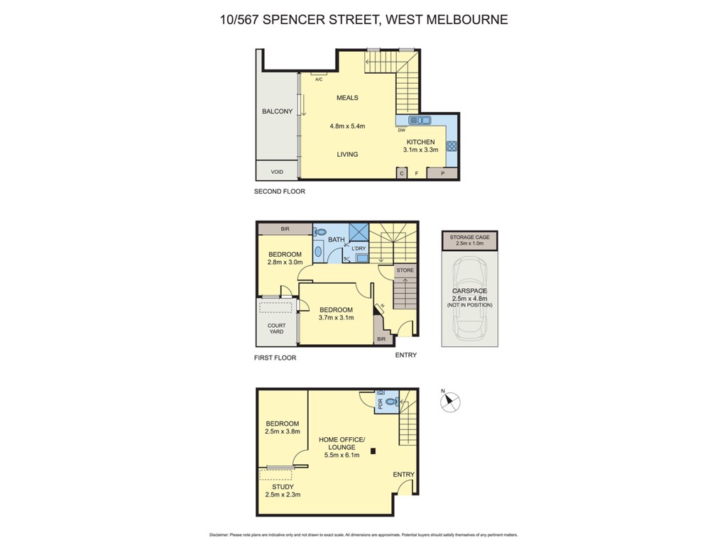 10/567 Spencer Street, West Melbourne VIC 3003 floorplan