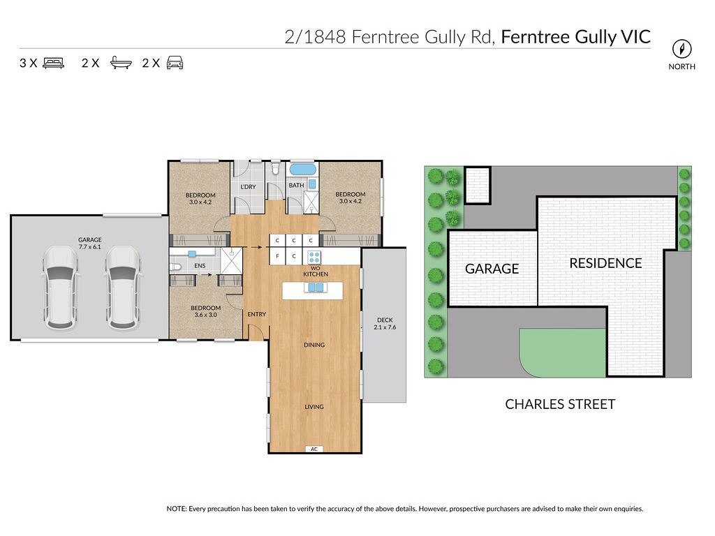 2/1848 Ferntree Gully Rd, Ferntree Gully VIC 3156 floorplan