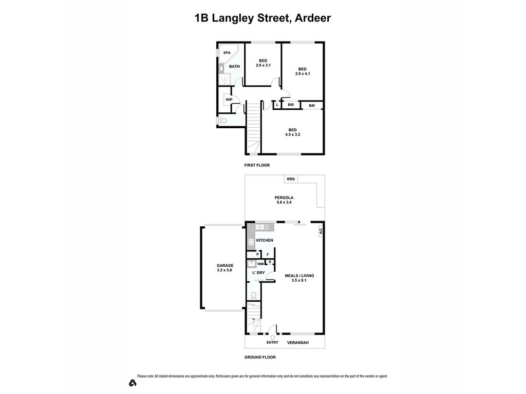 1B Langley Street, Ardeer VIC 3022 floorplan