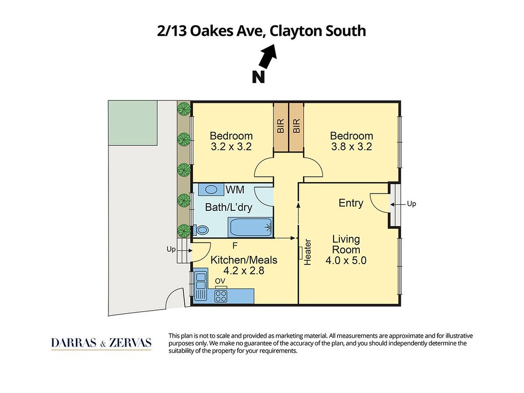 1-4/13 Oakes Avenue, Clayton North VIC 3169 floorplan