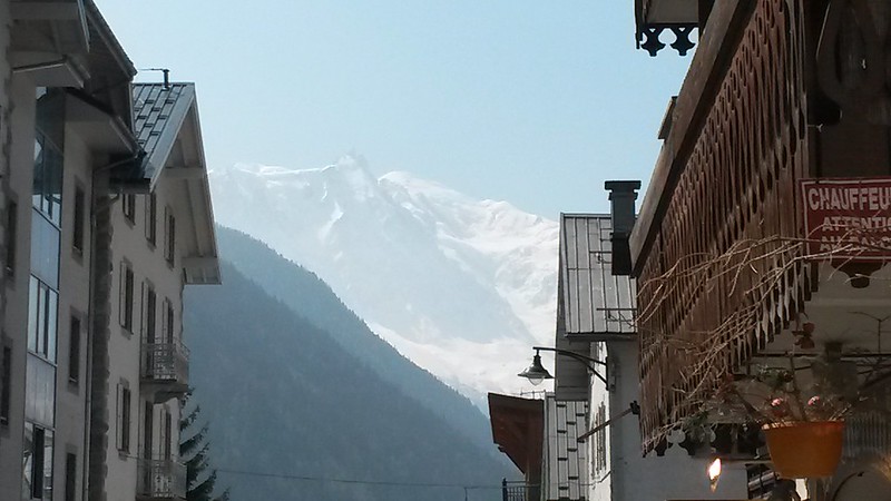 59 Argentiere with view of Mont Blanc