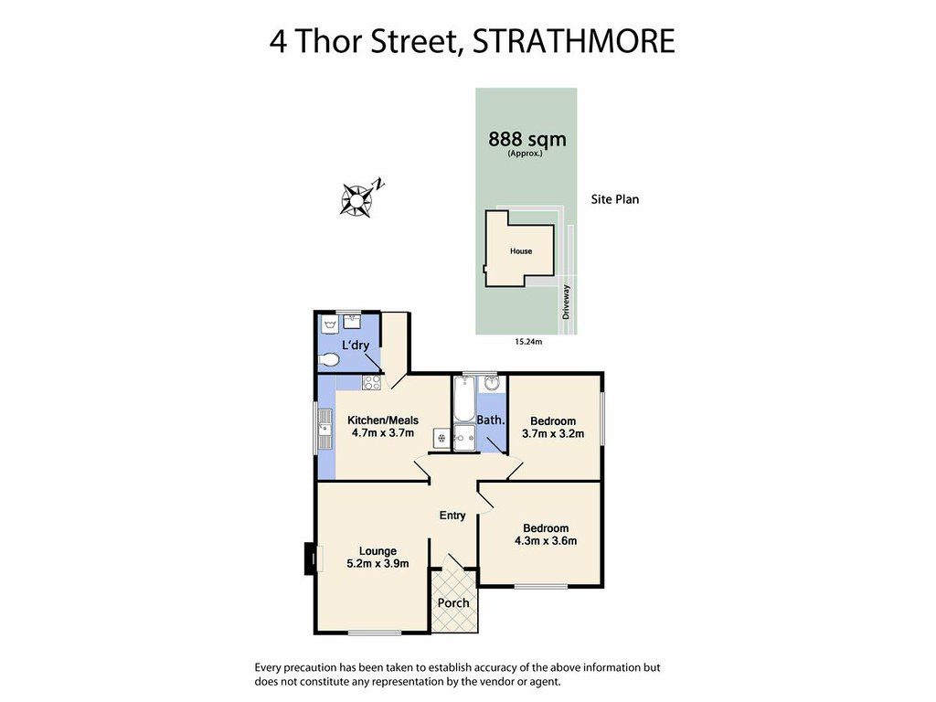 4 Thor Street, Strathmore VIC 3041 floorplan