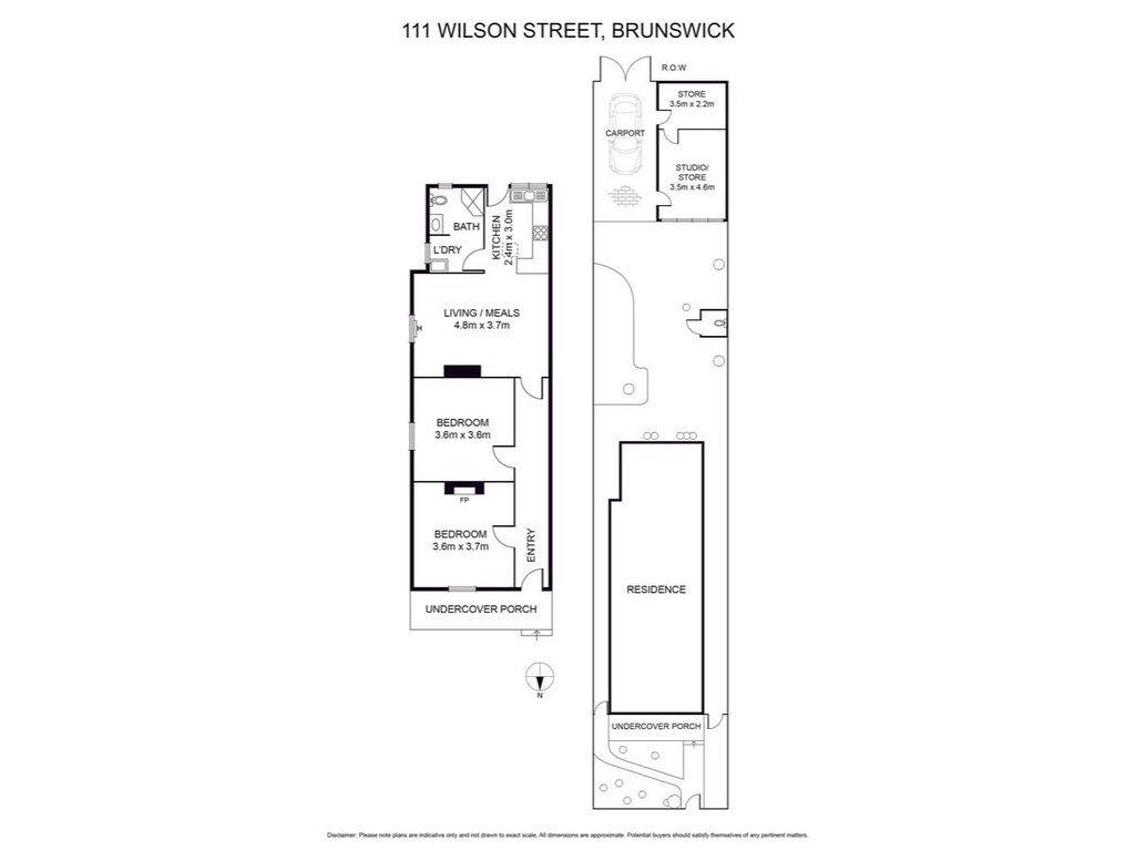 111 Wilson Street, Brunswick VIC 3056 floorplan