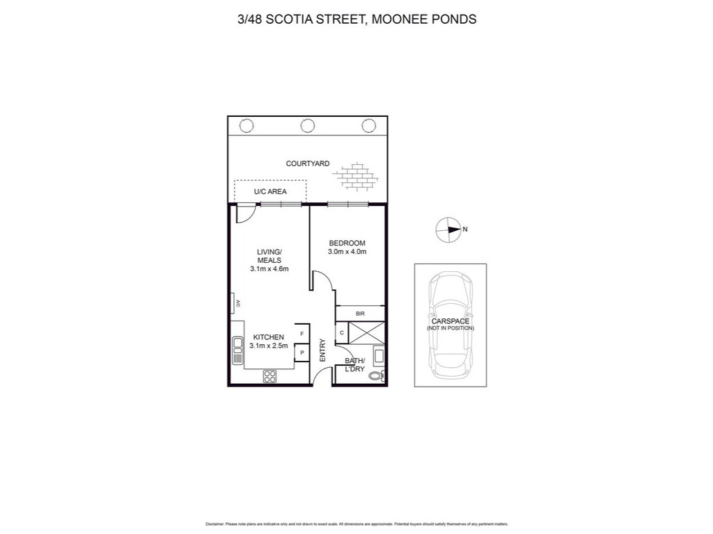 3/48 Scotia Street, Moonee Ponds VIC 3039 floorplan