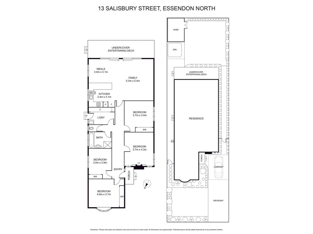 13 Salisbury Street, Essendon North VIC 3041 floorplan