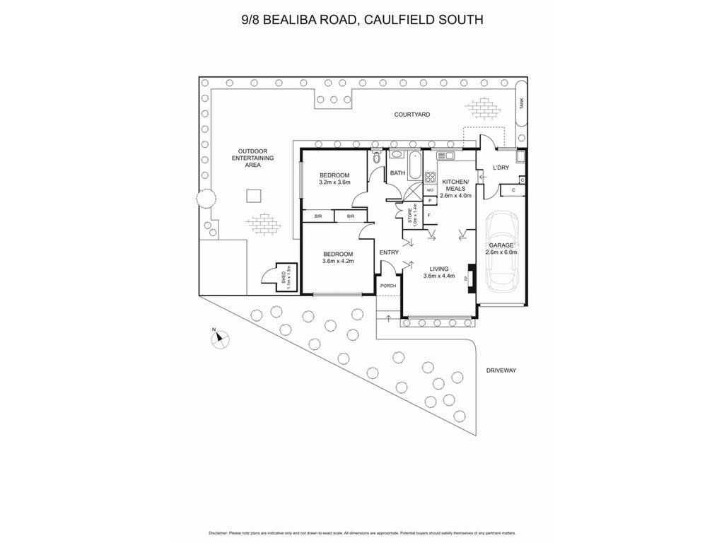 9/8 Bealiba Road, Caulfield South VIC 3162 floorplan