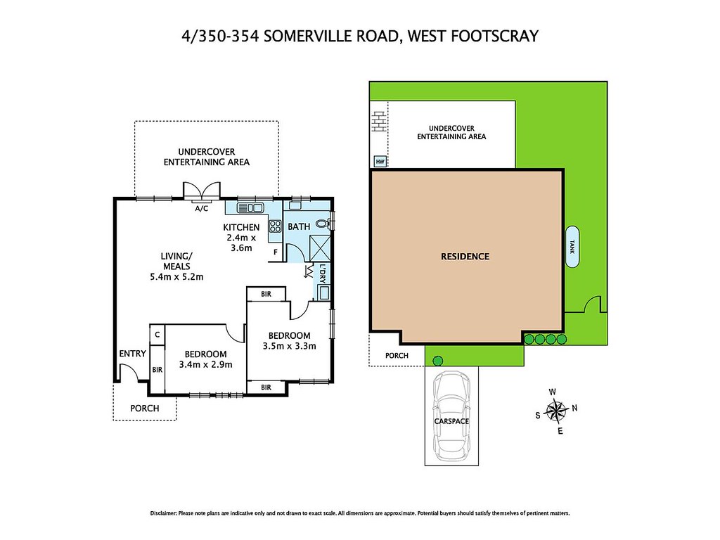 4/350-354 Somerville Road, West Footscray VIC 3012 floorplan