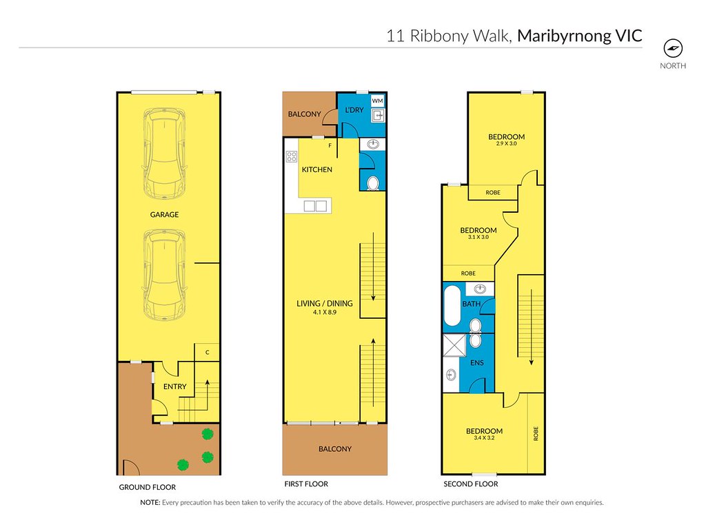11 Ribbony Walk, Maribyrnong VIC 3032 floorplan