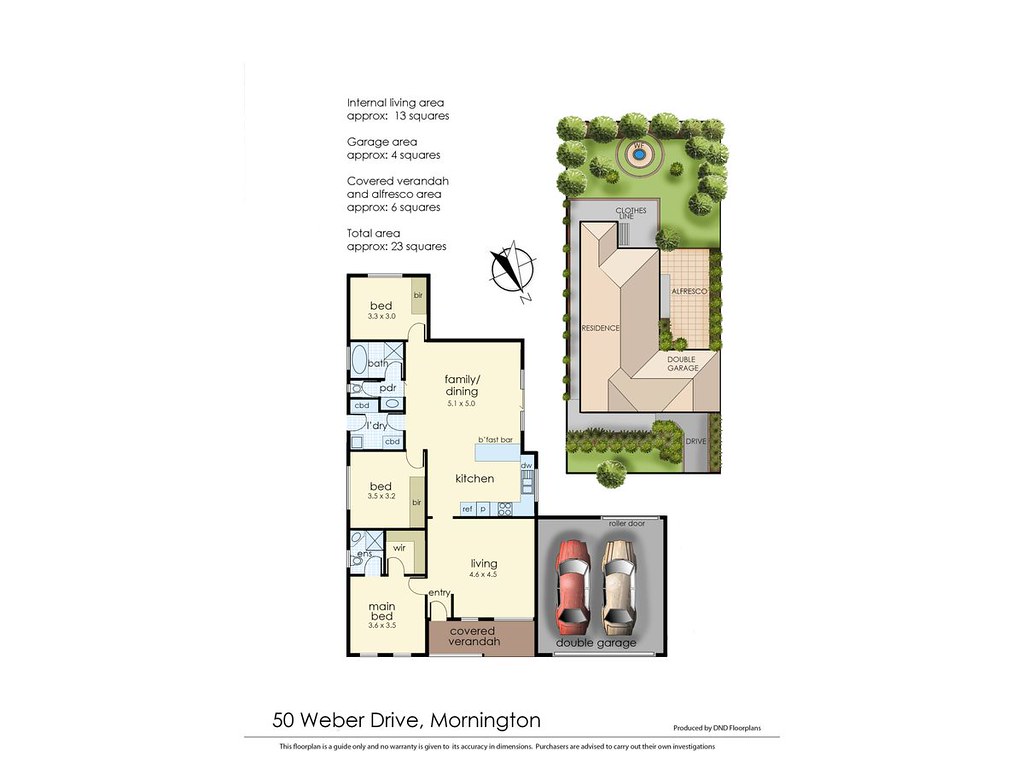 50 Weber Drive, Mornington VIC 3931 floorplan