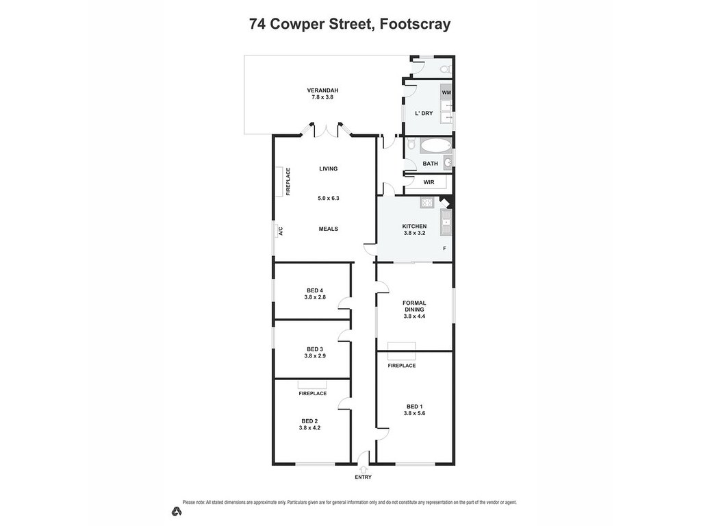 74 Cowper Street, Footscray VIC 3011 floorplan