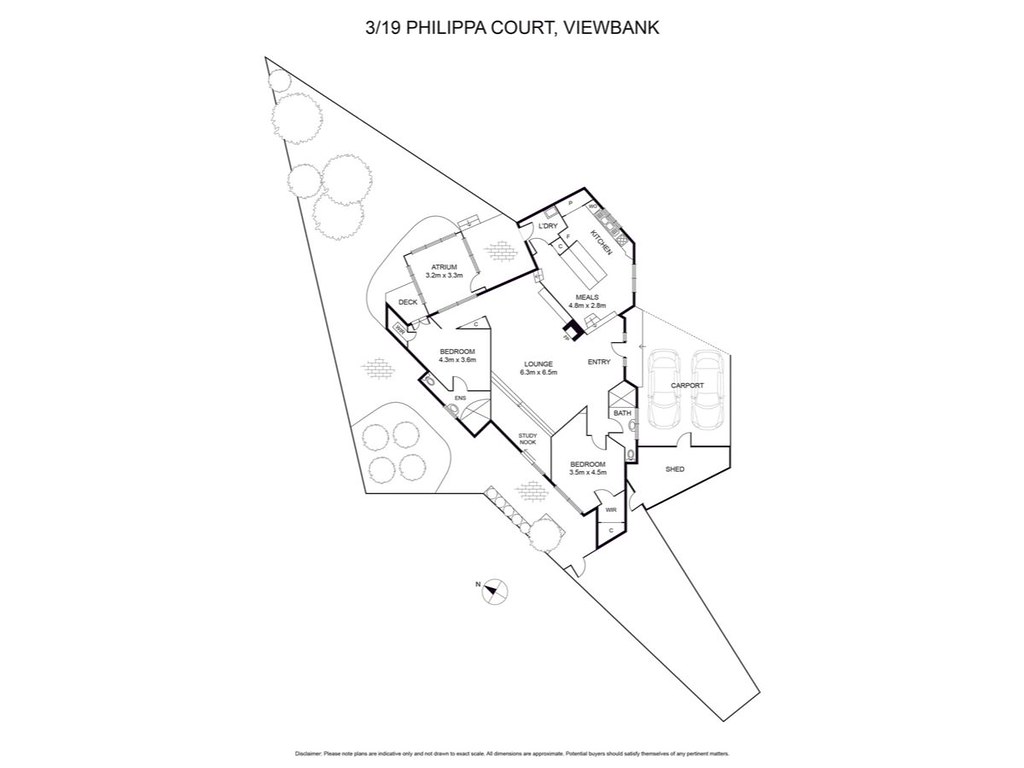 3/19 Philippa Court, Viewbank VIC 3084 floorplan