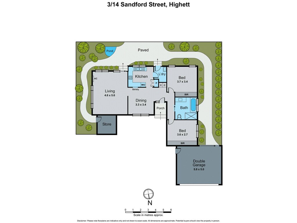 3/14 Sandford Street, Highett VIC 3190 floorplan