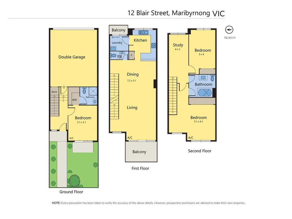 12 Blair Street, Maribyrnong VIC 3032 floorplan