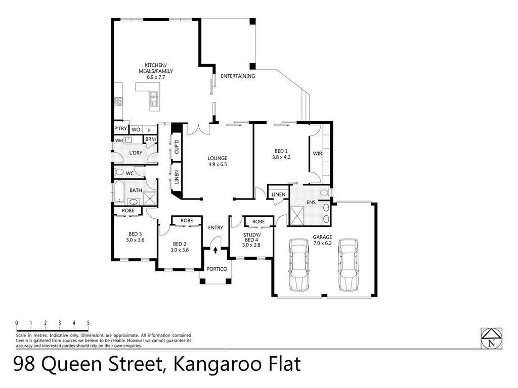 98 Queen Street, Kangaroo Flat VIC 3555 floorplan