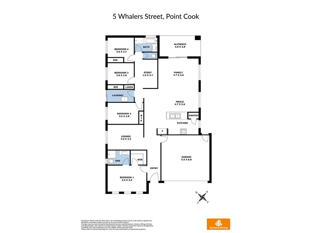 5 Whalers Street, Point Cook VIC 3030 floorplan