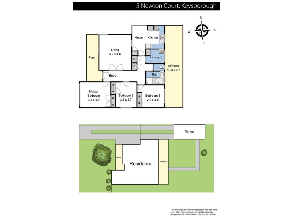 5 Newton Court, Keysborough VIC 3173 floorplan